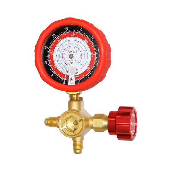 Refrigeration Air Conditioner Brass Single Manifold