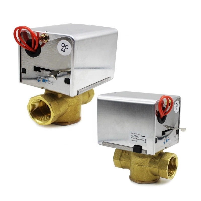 2 Port 3 Way Hydronic Motorized Heating Zone Valves for Hot Water Flow Control